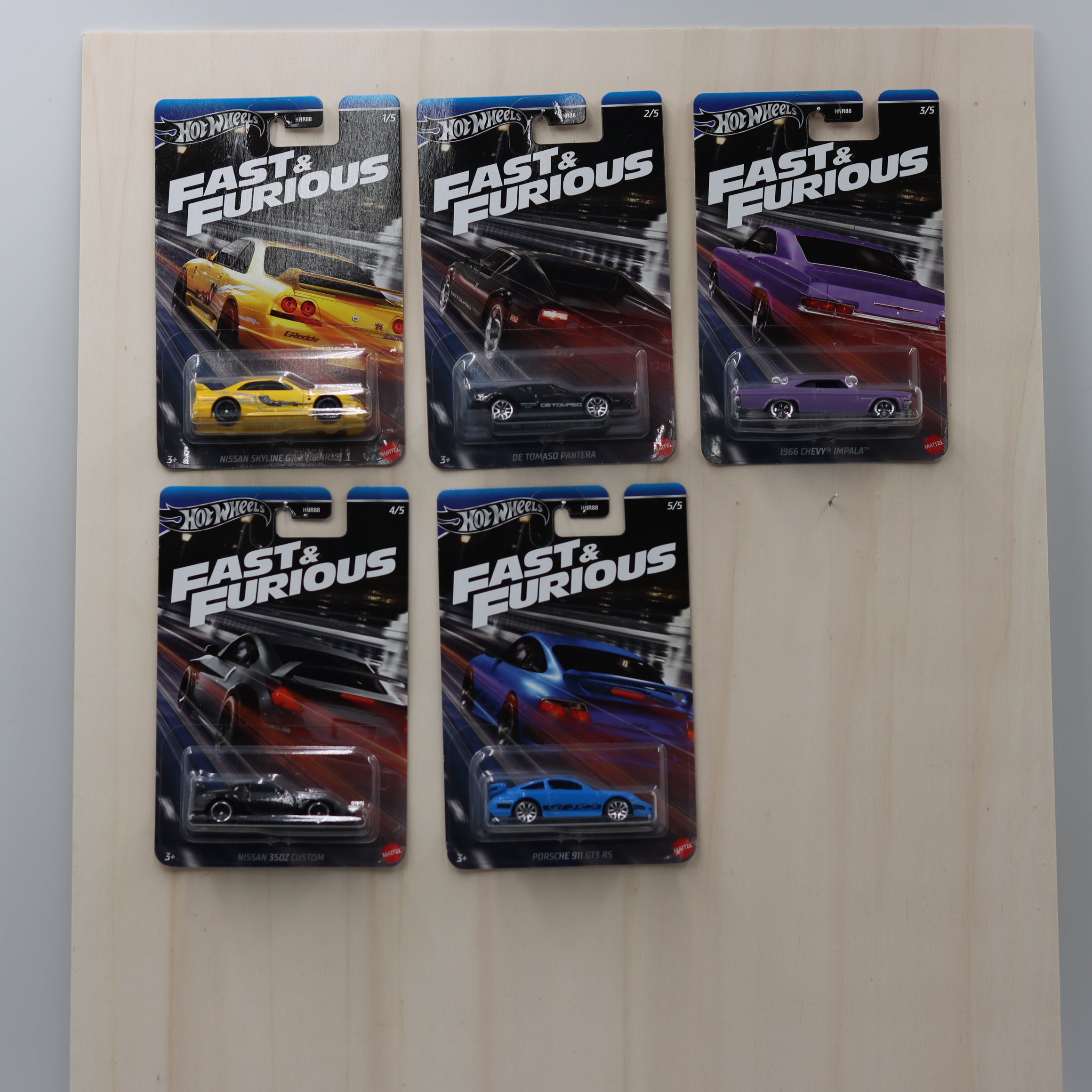 5er Set Fast & Furios