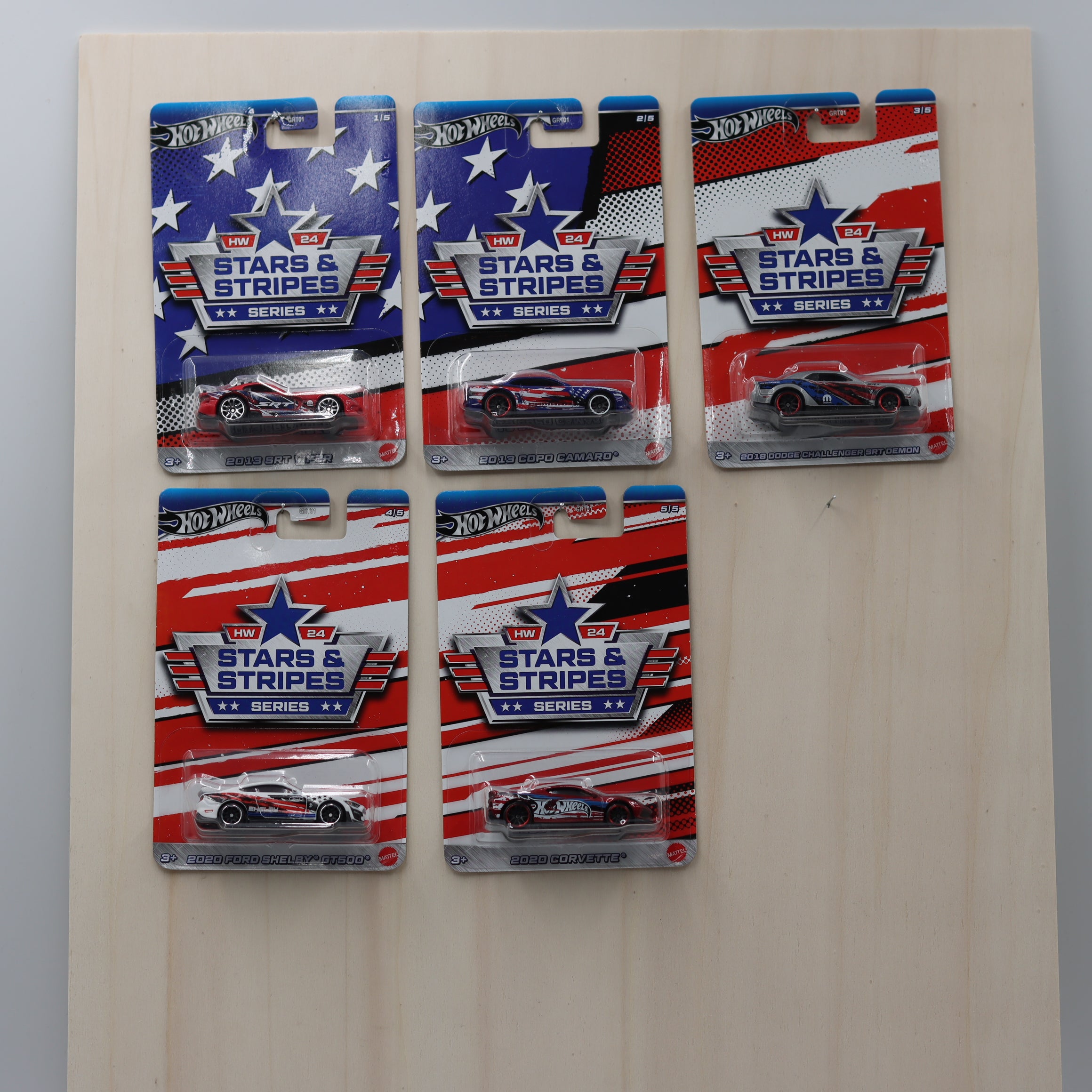 5er Set 24  STARS & STRIPES ** SERIES **